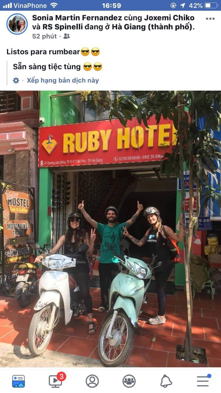 Ruby Hostel Ha Giang Exterior foto